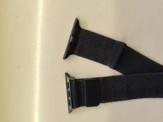 Correas de reloj negras + cargadores