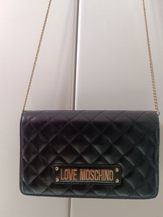Borsa Love Moschino nera trapuntata