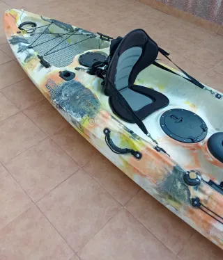 Kayak de pesca Yukon + carrito de transporte