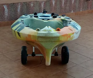 Kayak de pesca Yukon + carrito de transporte