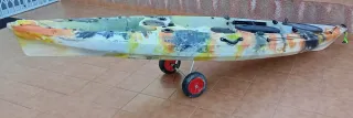 Kayak de pesca Yukon + carrito de transporte