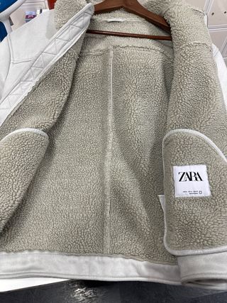 Chaqueta Zara Hombre Beige Talla M