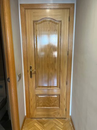 Puerta interior de madera