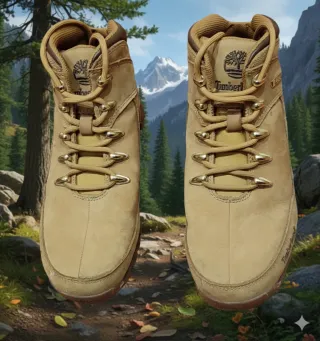 Botas Timberland Marrones y Doradas. Talla 36