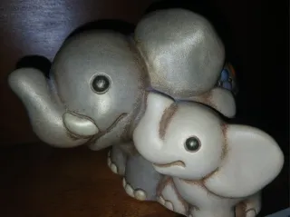 Coppia Elefanti Thun