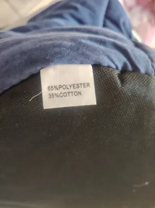 Trasportino per animali blu e bianco