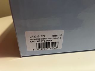 Zapatillas Chiara Ferragni blancas y rosas