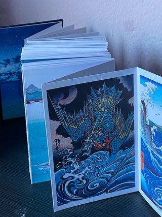 Desplegable de recopilación de Estampa Japonesa.