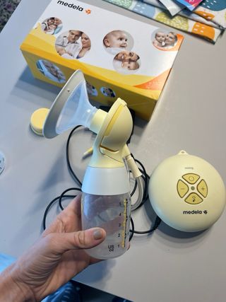 Sacaleches Medela Swing Automatico y manual 2x1