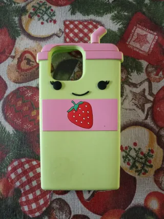 Regalo -Funda iPhone 13 Pro Diseño Batido Fresa