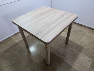 Mesa comedor extensible tipo libro