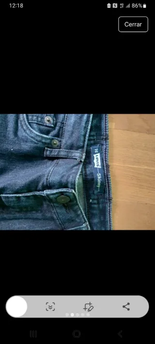 Pantalón Levi's chica Talla 16 años