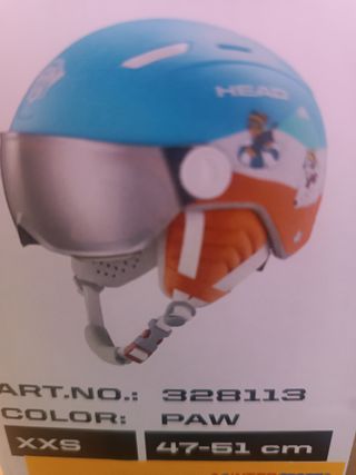 Casco esquí infantil Head con visor