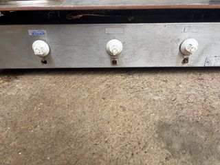 Plancha de bar 3 fuegos