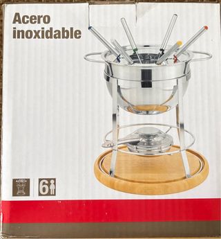 Fondue Acero Inoxidable NUEVA 6 personas