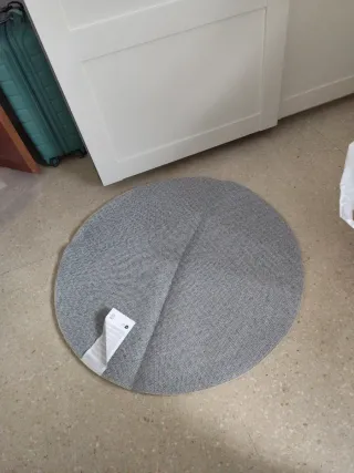 Alfombra redonda suave 80 cm