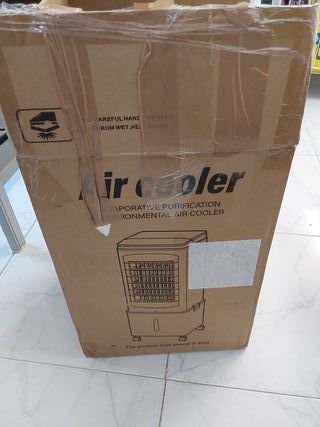 Aire Acondicionado Portátil, 3 en 1 Enfriador de Aire Evaporativo, Humidificador, Ventilador, 3 Velocidades, 9.5 L Tanque de Agu