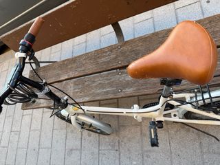Bicicleta Plegable Blanca