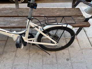 Bicicleta Plegable Blanca