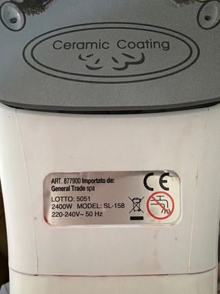 Ferro da stiro a vapore Ceramic Plus 2400W