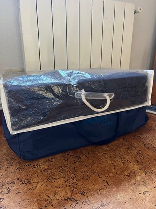 Cuna de viaje azul ASALVO BABY