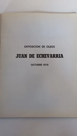 Juan de Echavarria Óleos Galeria Biosca