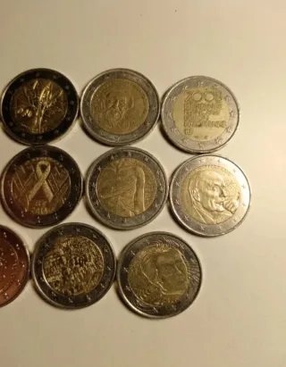 Colección 11 Monedas 2€ Conmemorativas