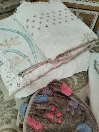 Set Asciugamani Cotone e Pile