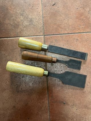 Lote 3 trinchas de carpintero