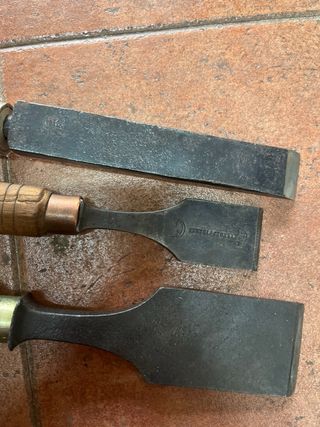 Lote 3 trinchas de carpintero