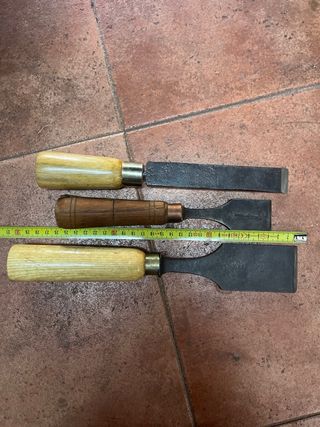 Lote 3 trinchas de carpintero