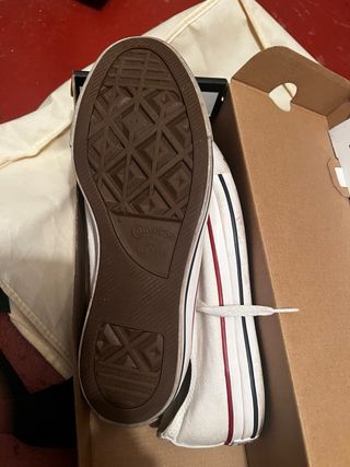 Converse playeros blancos