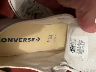 Converse playeros blancos