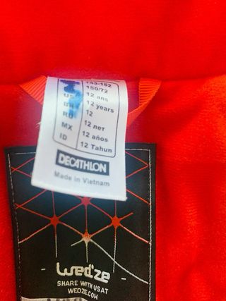 Chaqueta Nieve Junior Wedze talla 12 / 143-152 cm