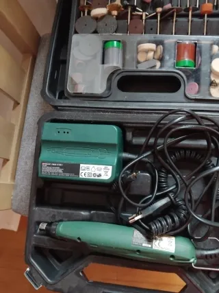 Rotaflexo Parkside con accesorios