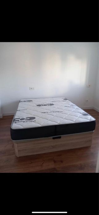 Cama canapé con colchón