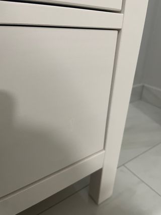 Mesita de noche Hemnes Ikea Blanca