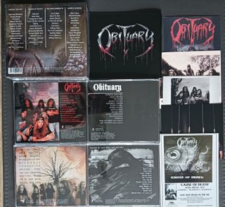 Obituary – Godly Beings 4 CD Box + 5 Postcards