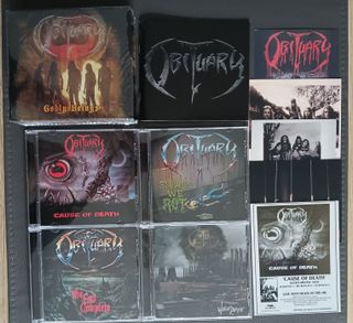 Obituary – Godly Beings 4 CD Box + 5 Postcards