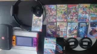 Nintendo Switch Viola/Giallo + Giochi