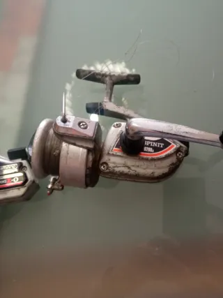 Lote carretes pesca antiguos