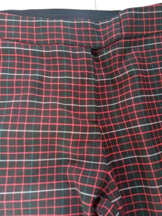 Pantalones de cuadros mujer