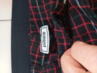 Pantalones de cuadros mujer