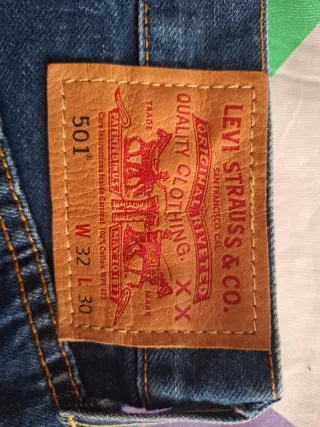 Pantalón Levi's 501 Original Azul