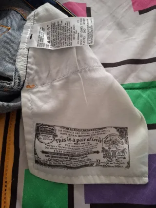 Pantalón Levi's 501 Original Azul