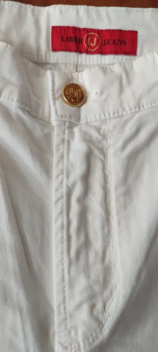 Calças de ganga Liber Jeans NR 40 Brancas