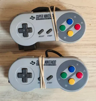 2 Mandos Super Nintendo Originales