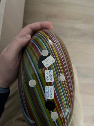 2 vasi Murano in Vetro Multicolore, edizione limit