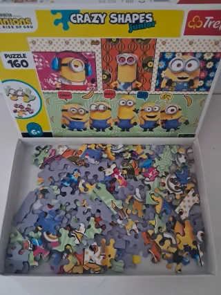 Puzzle Minions Crazy Shapes Junior 160 piezas