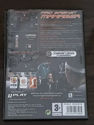 Pro Basket Manager PC original ACB Euroleague